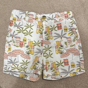 Janie and Jack Multicolor Tropical Print boys Shorts